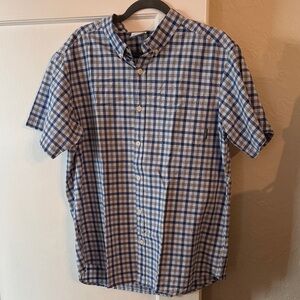 Columbia Men’s S/S Plaid Button Front Pocket Shirt